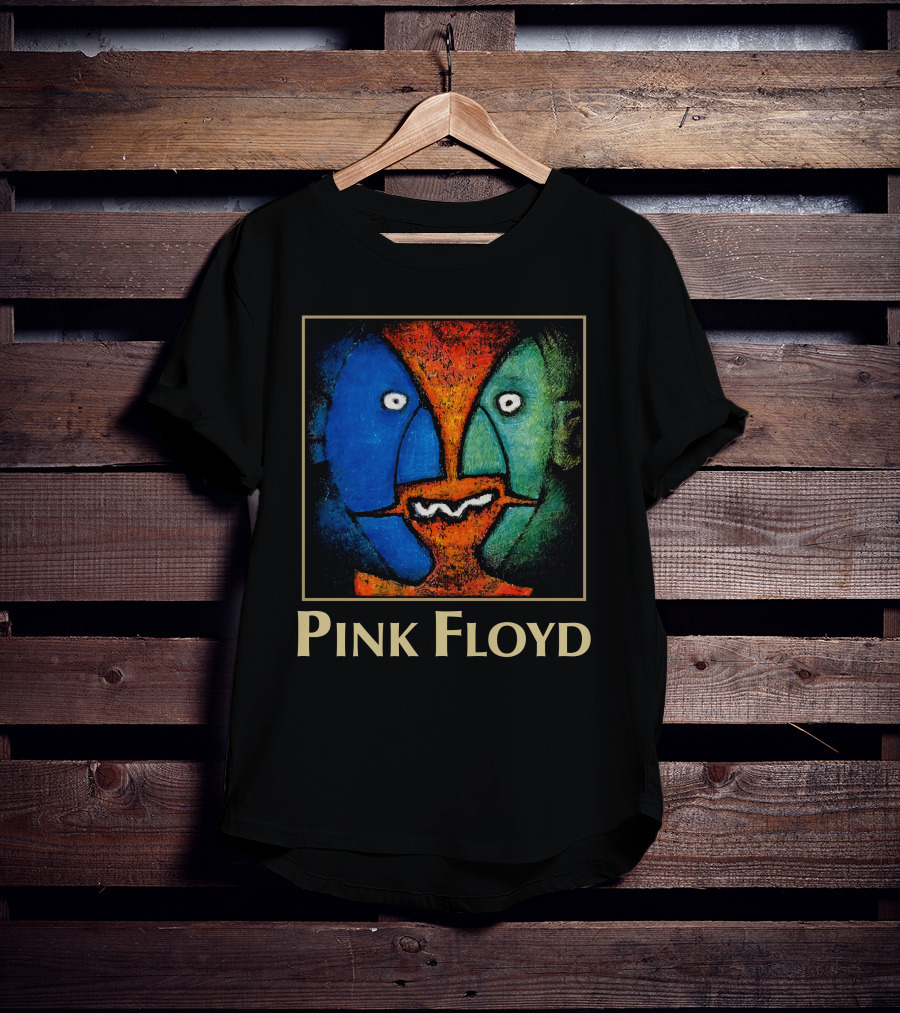 Pink Floyd Abstract Faces Artwork T-Shirt