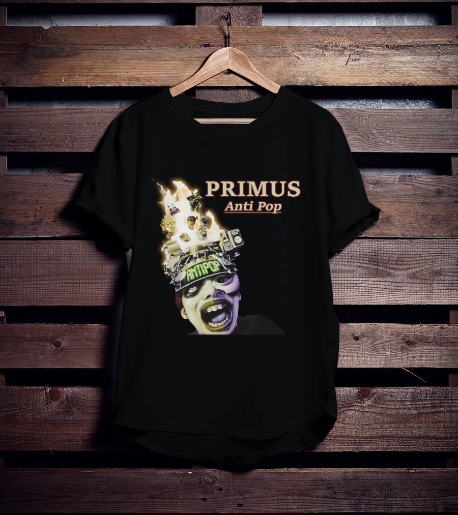 Primus Anti Pop Burning Head T-Shirt