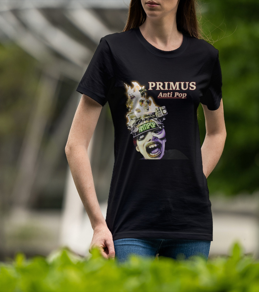 Primus Anti Pop Burning Head T-Shirt