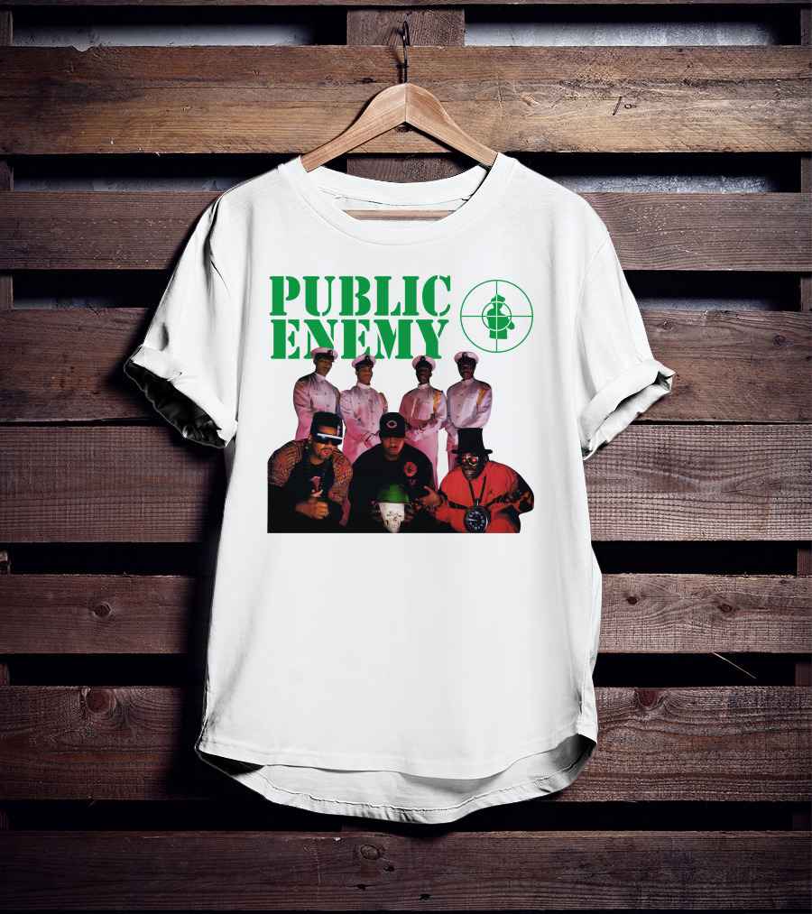 Public Enemy Famous Hip Hop Group Photo T-Shirt