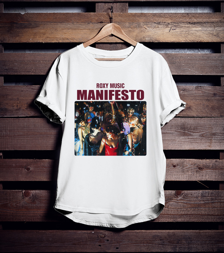 Roxy Music Manifesto Album Cover Artwork T-Shirt