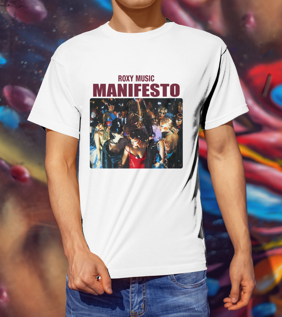 Roxy Music Manifesto Album Cover Artwork T-Shirt