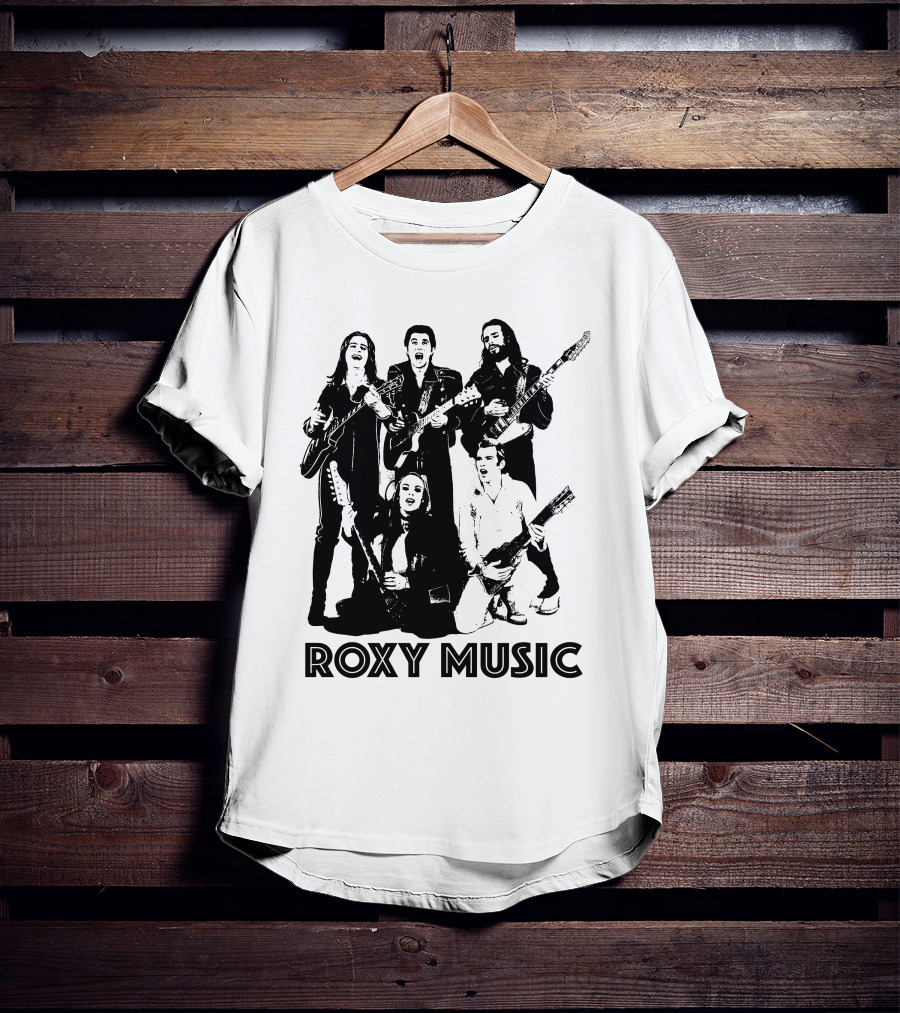 Roxy Music Band Members With Guitars T-Shirt