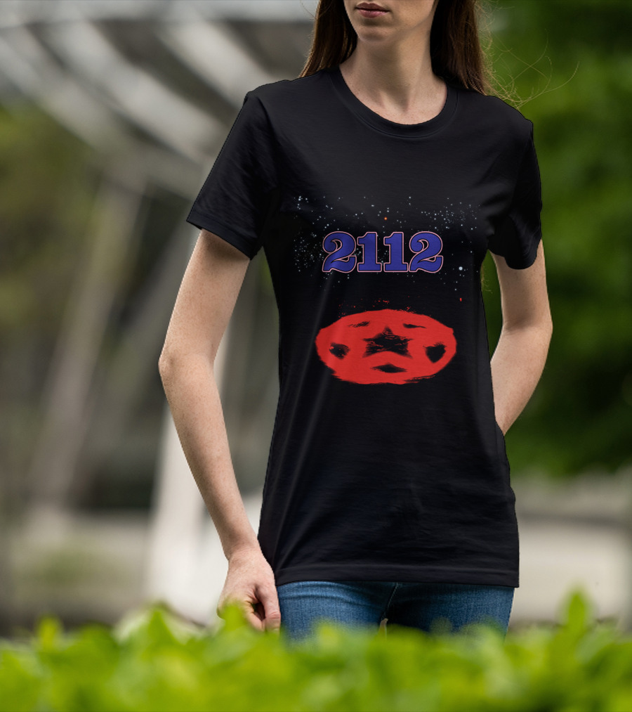 Rsh Starry Red Pentagram T-Shirt