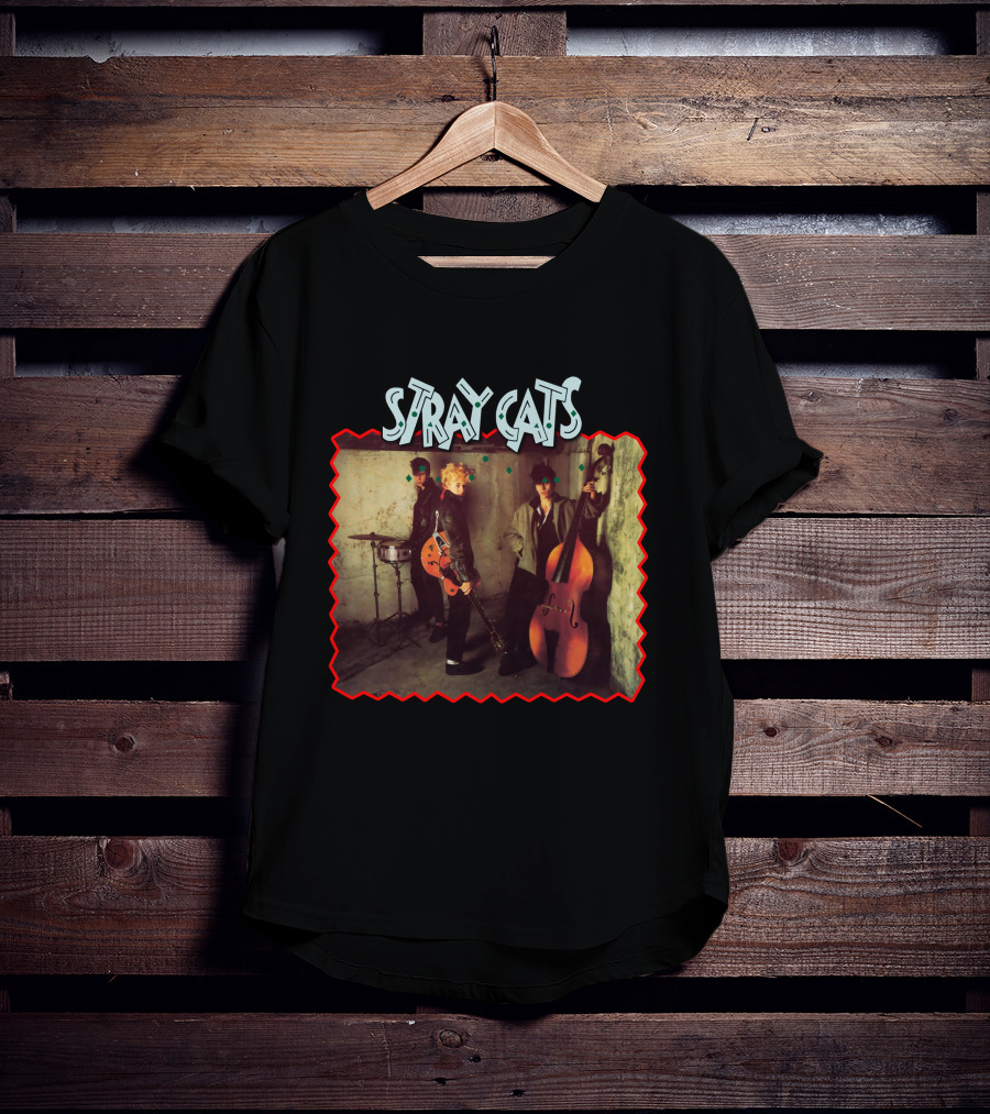 Stray Cats Rockabilly Band Trio T-Shirt