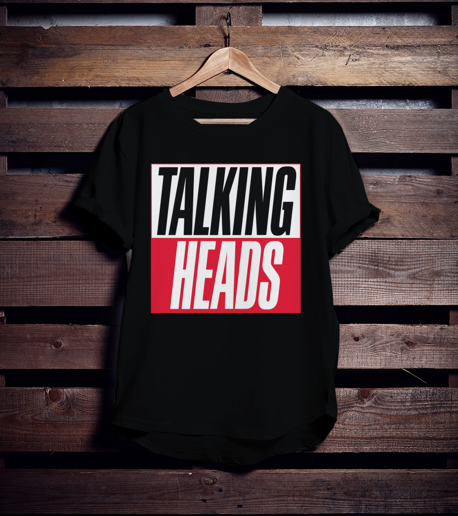 Talking Heads Red Black White Bold T-Shirt
