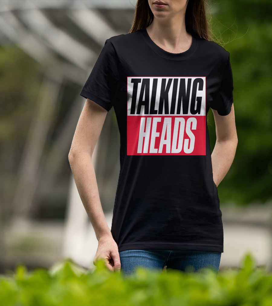 Talking Heads Red Black White Bold T-Shirt