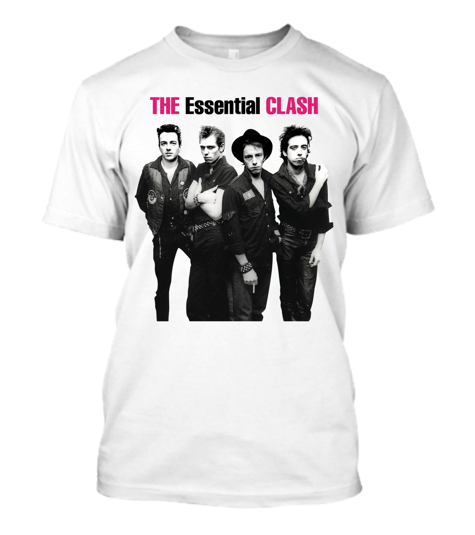 The Essential Clash 20 Shirt Frontman Images Posing T-Shirt
