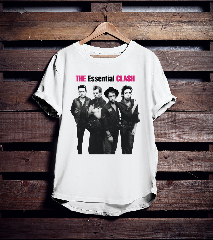 The Essential Clash 20 Shirt Frontman Images Posing T-Shirt