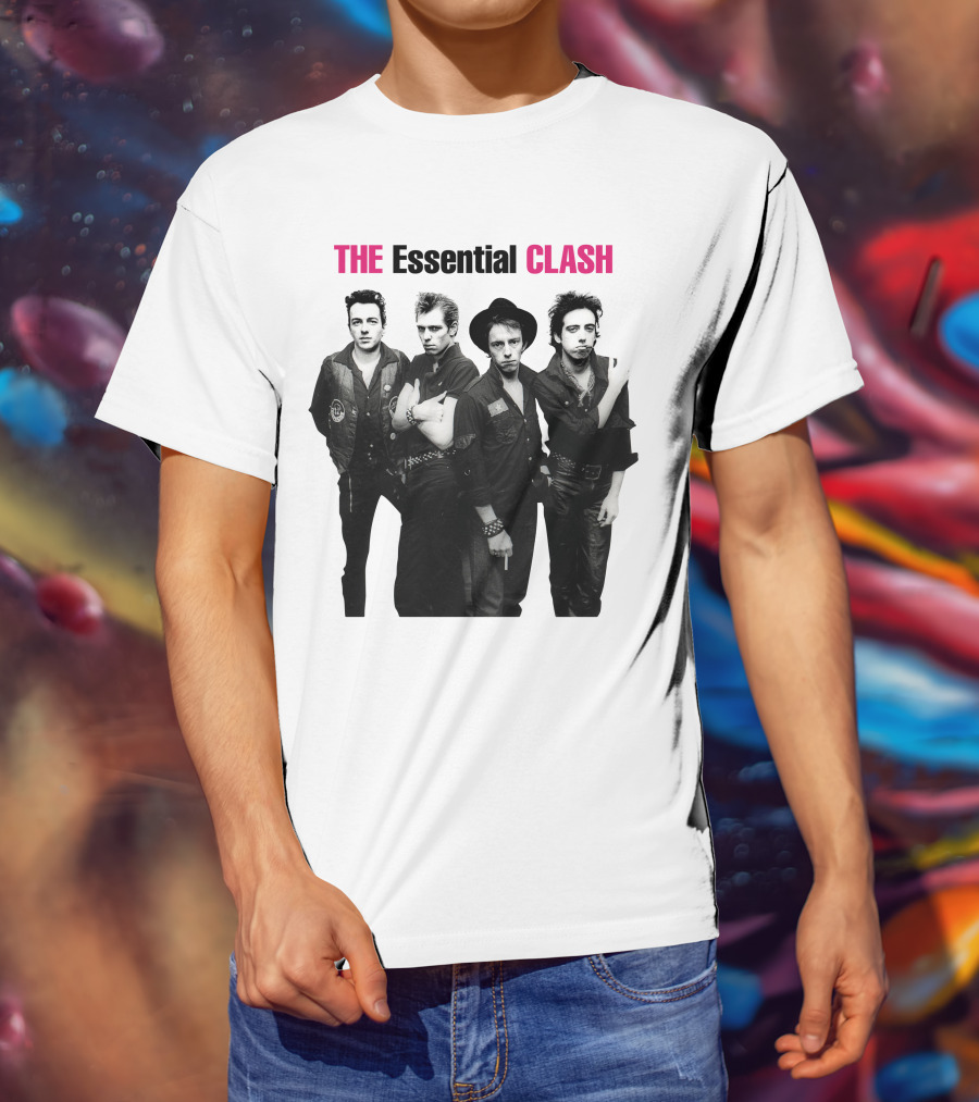 The Essential Clash 20 Shirt Frontman Images Posing T-Shirt