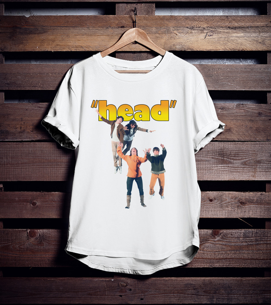 Monkees Head Jumping Pose Retro Style T-Shirt