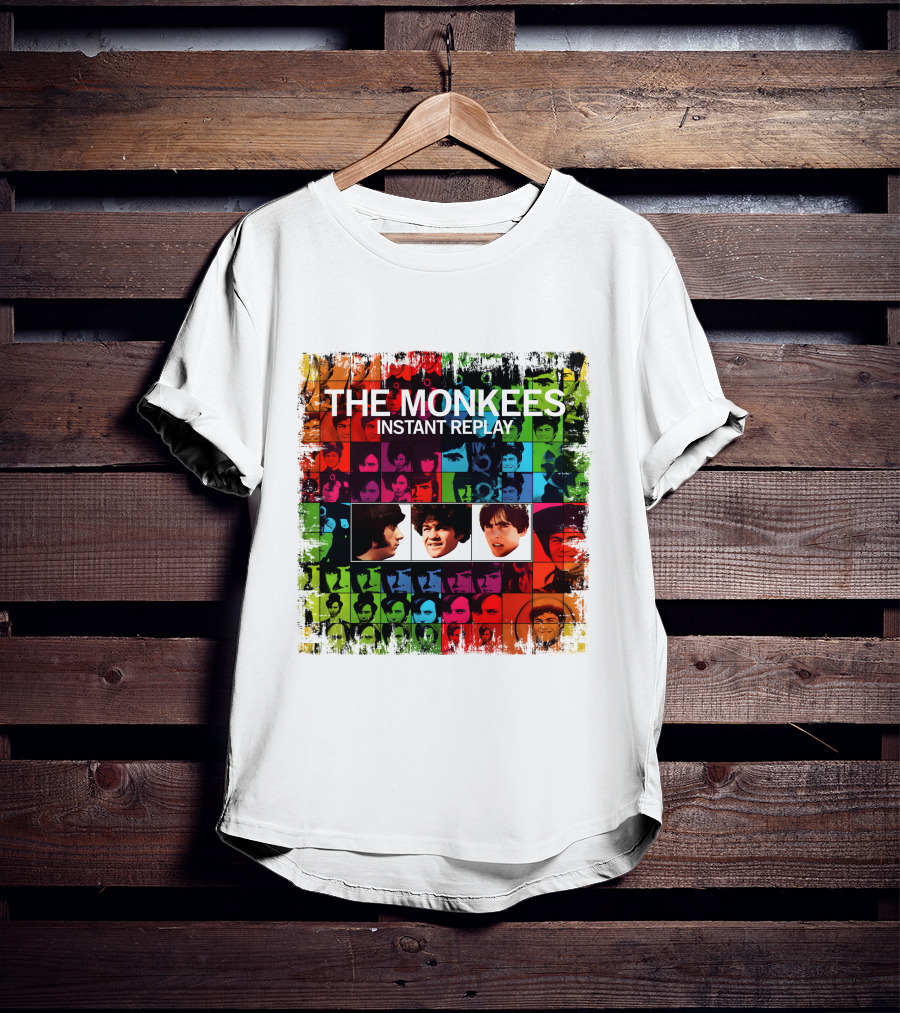 The Monkees Instant Replay Album Art Collage T-Shirt
