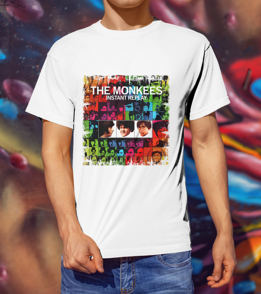 The Monkees Instant Replay Album Art Collage T-Shirt