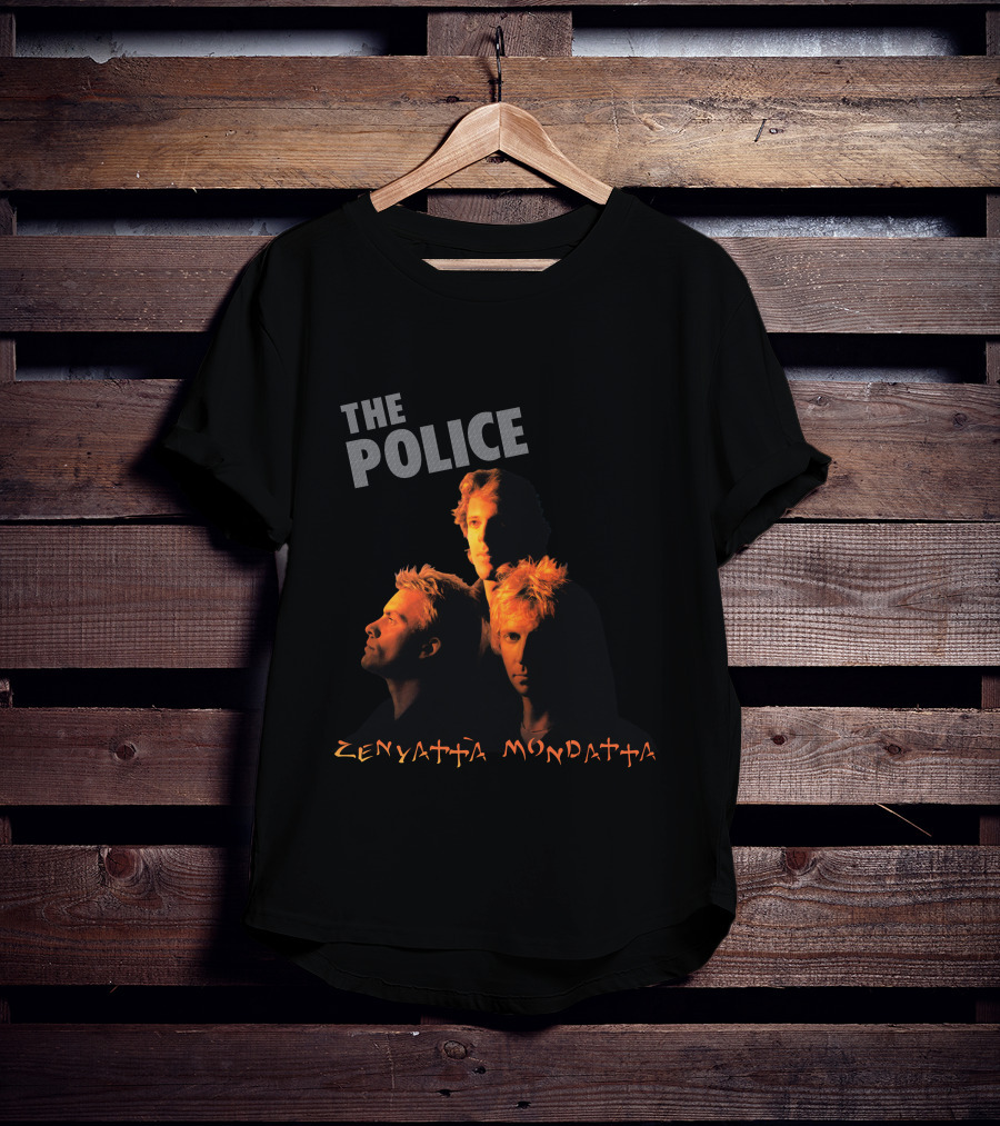 The Police Zenyatta Mondatta 1980 Album Cover Art T-Shirt