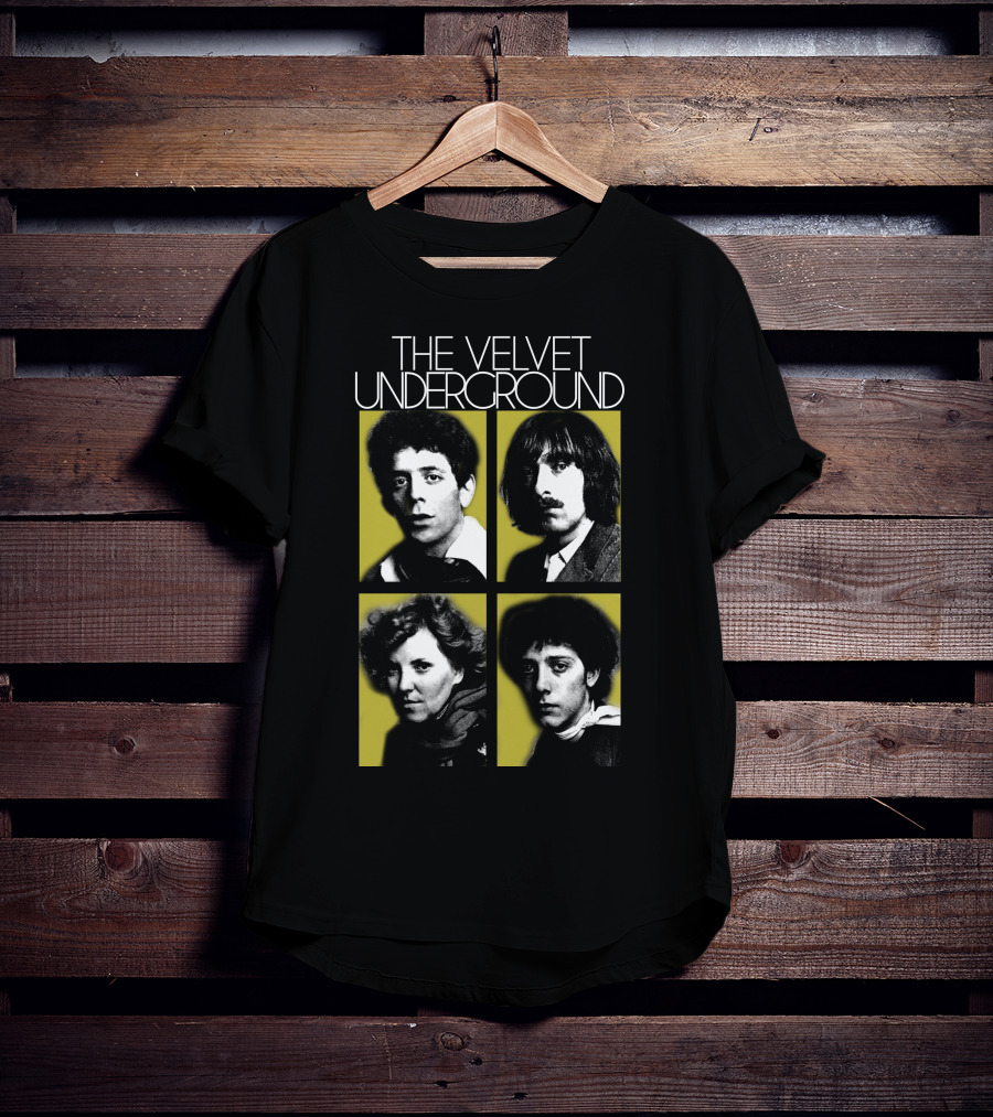 The Velvet Underground 4 Members Portraits T-Shirt