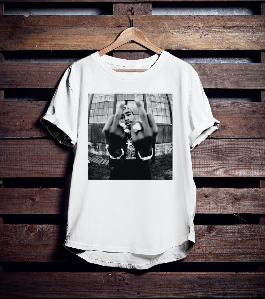 Real Vibez Iconic Black And White Photo T-Shirt