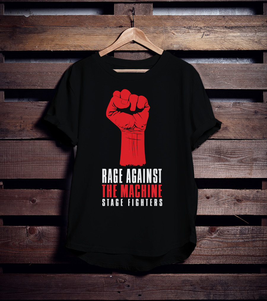 Rage Against The Machine Stage Fighters Fist T-Shirt