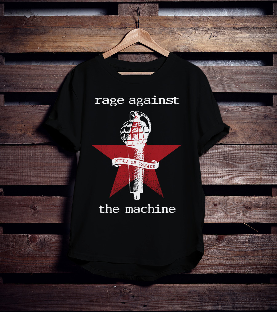 Rage Against The Machine Bulls On Parade Grenade Star T-Shirt