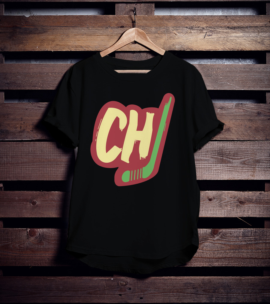 Chicago Blackhawks Hockey Ch Block Style T-Shirt