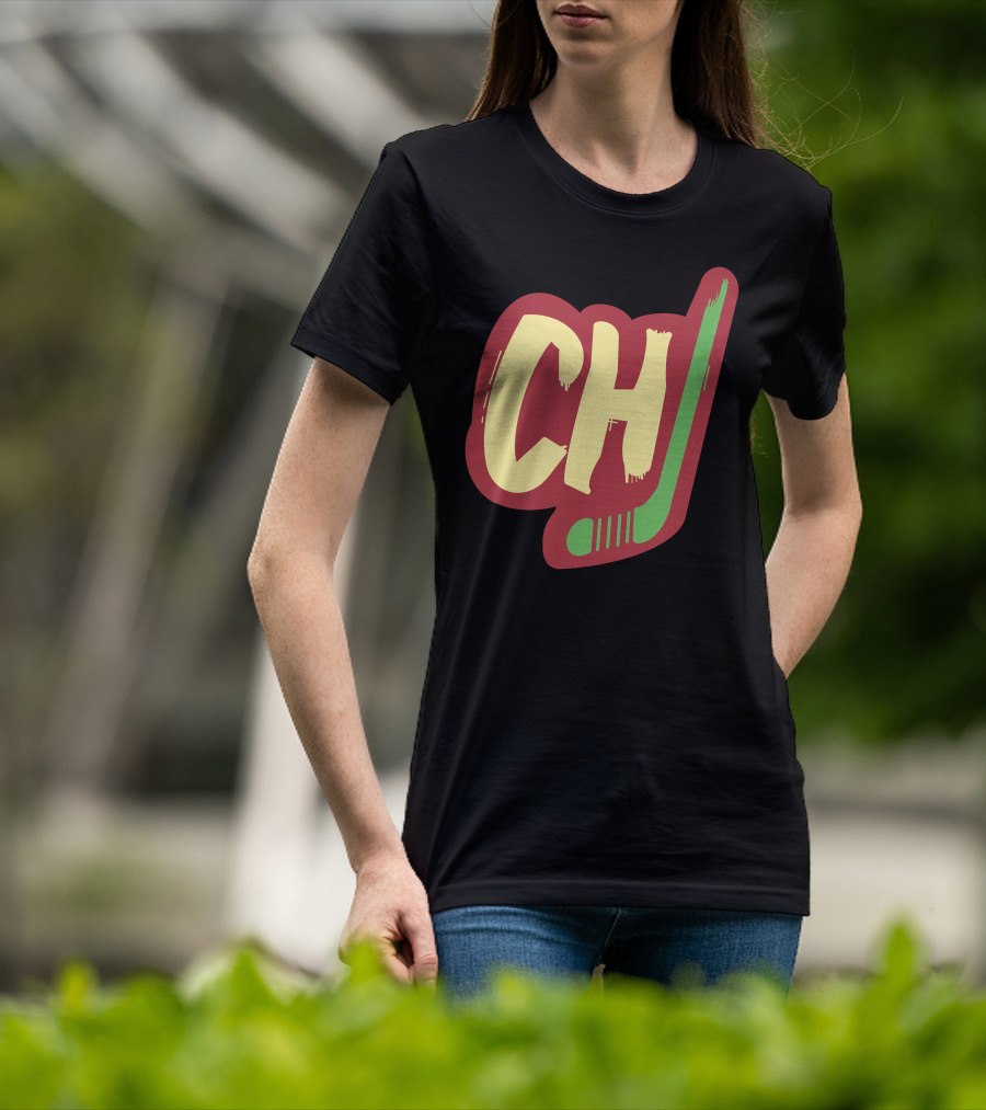 Chicago Blackhawks Hockey Ch Block Style T-Shirt