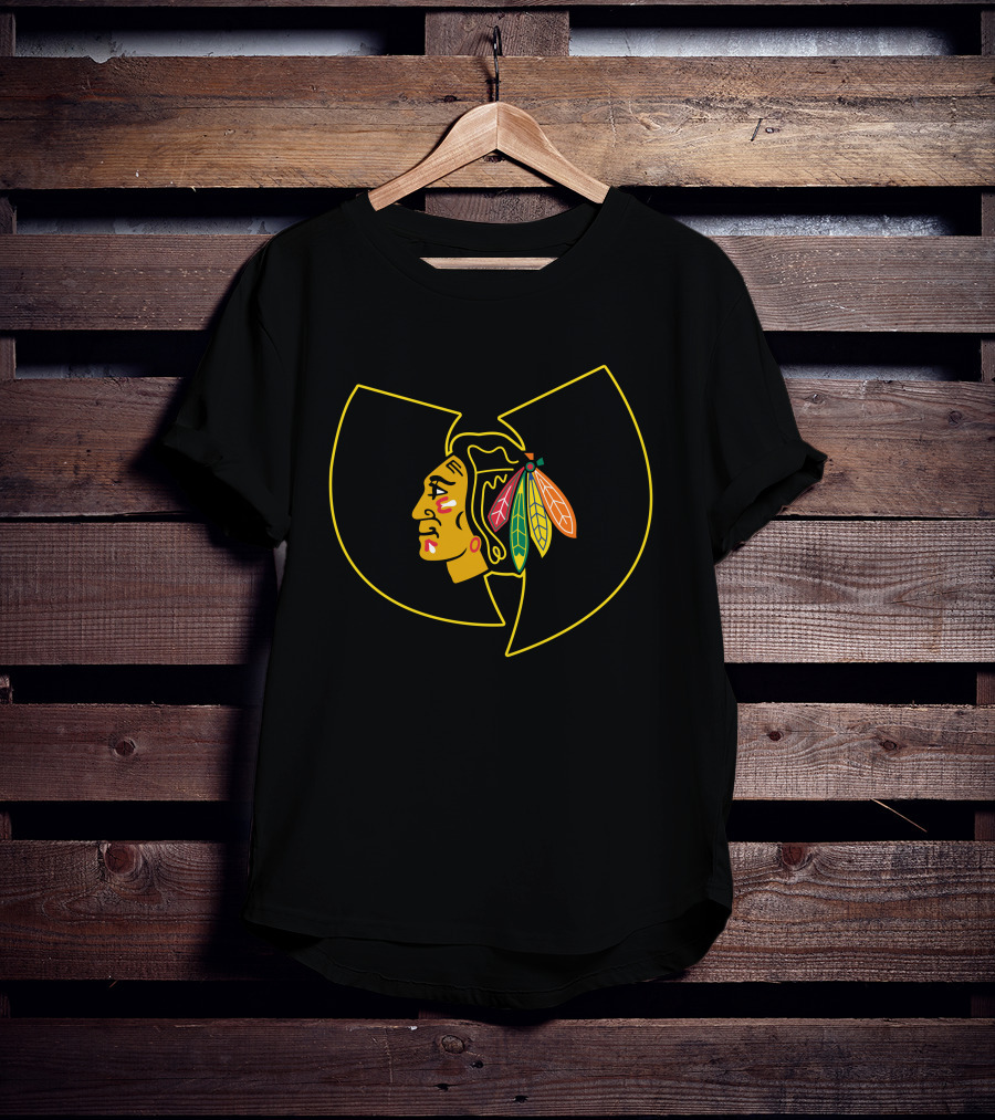 Chicago Blackhawks Wu-Tang Mashup T-Shirt