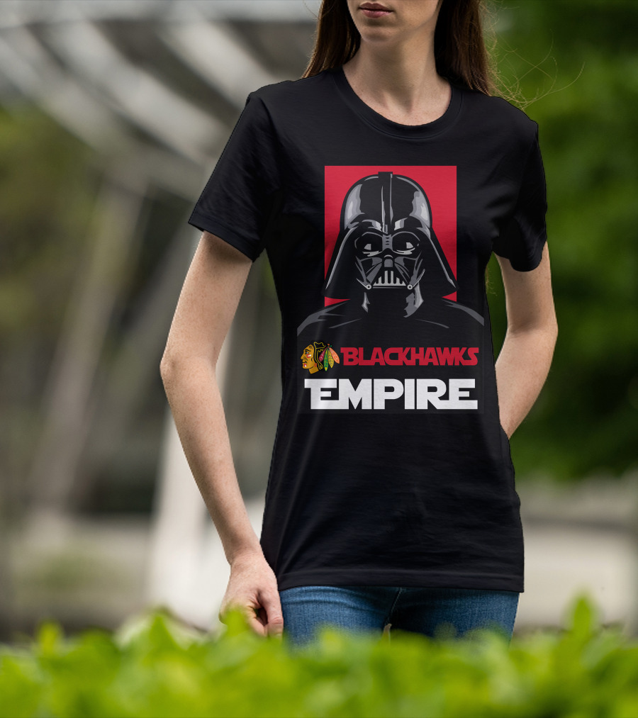 Blackhawks Empire Darth Vader Nhl T-Shirt