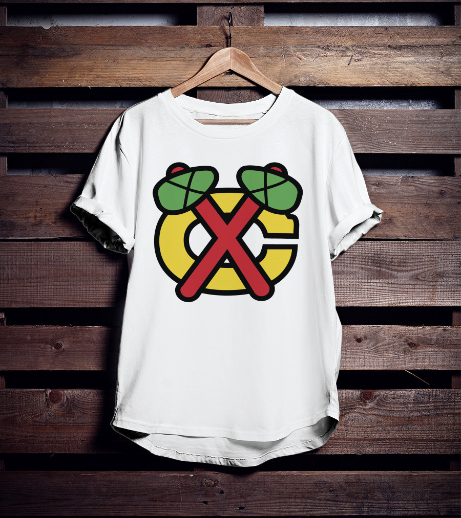Chicago Blackhawks Classic Crossover Hockey T-Shirt