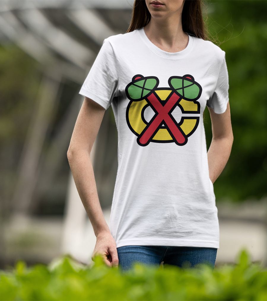 Chicago Blackhawks Classic Crossover Hockey T-Shirt