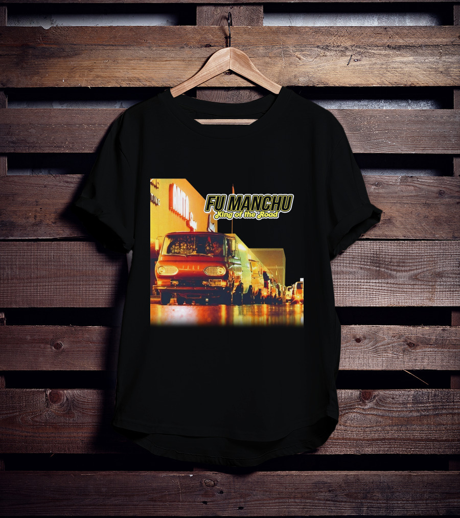Fu Manchu King Of The Road Album Cover Van Scene T-Shirt