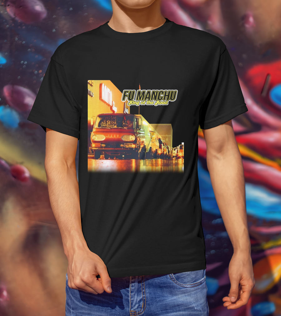 Fu Manchu King Of The Road Album Cover Van Scene T-Shirt