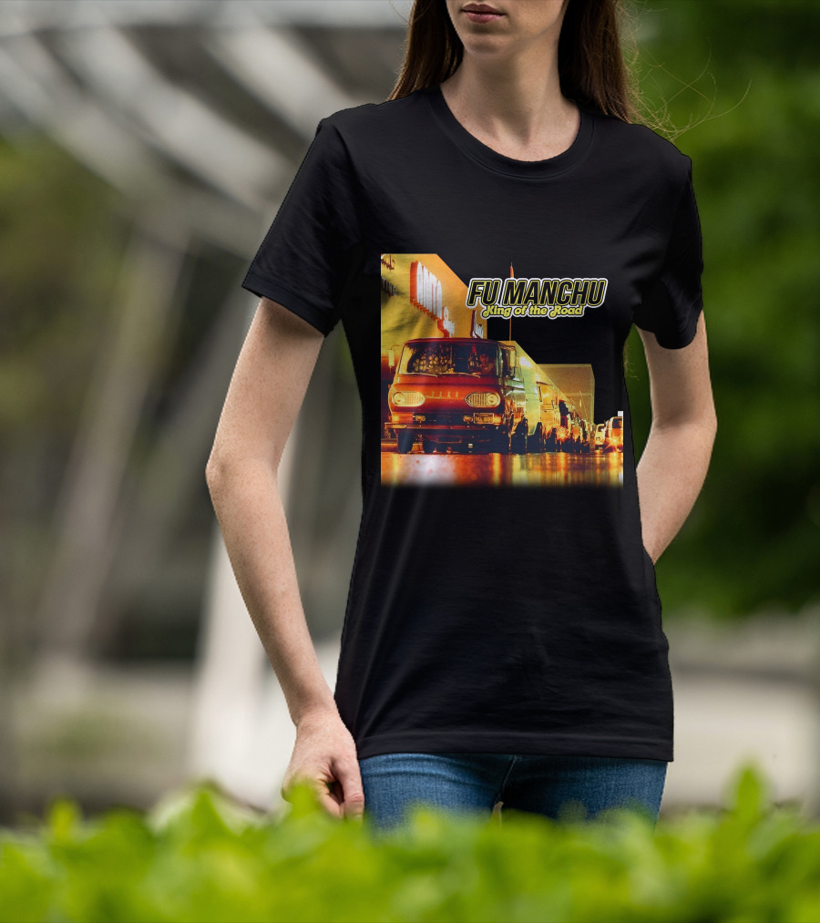 Fu Manchu King Of The Road Album Cover Van Scene T-Shirt