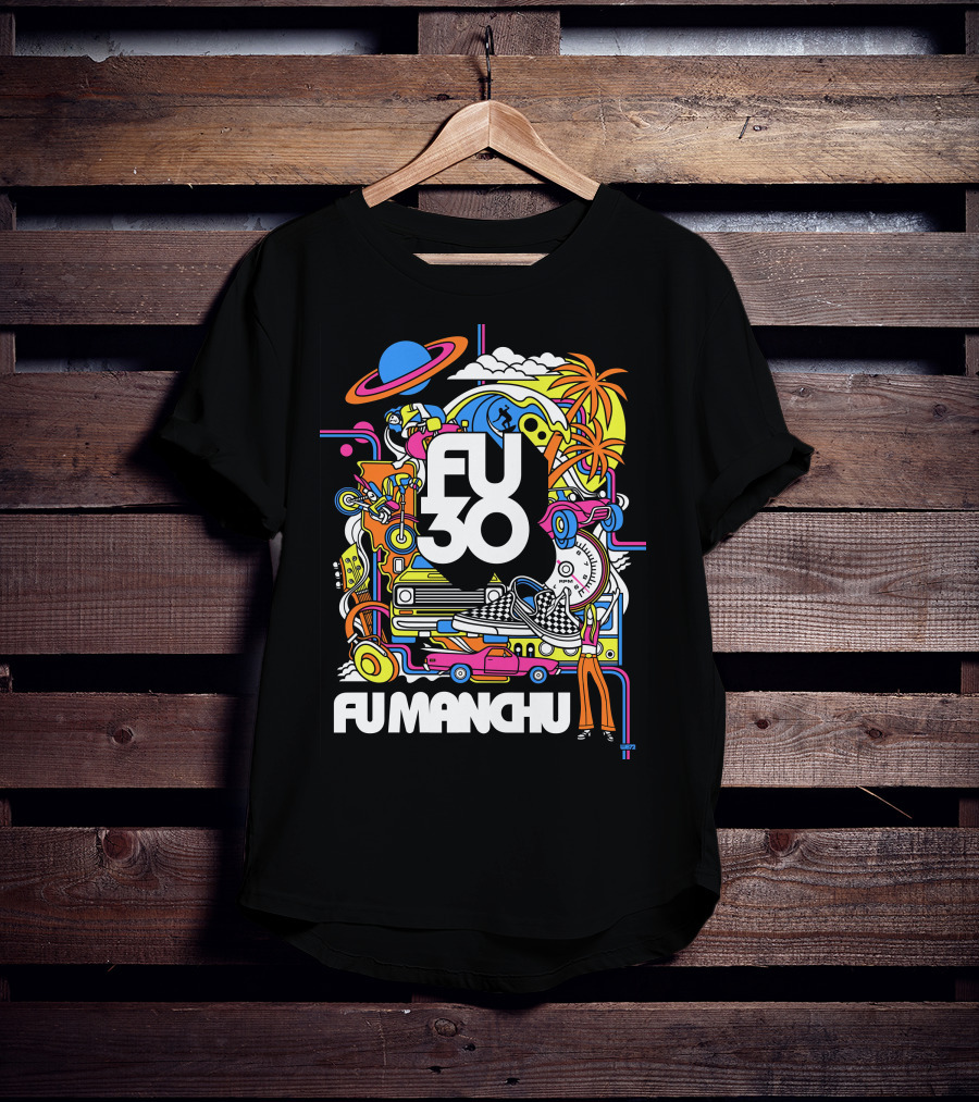 Fu30 Fu Manchu T-Shirt