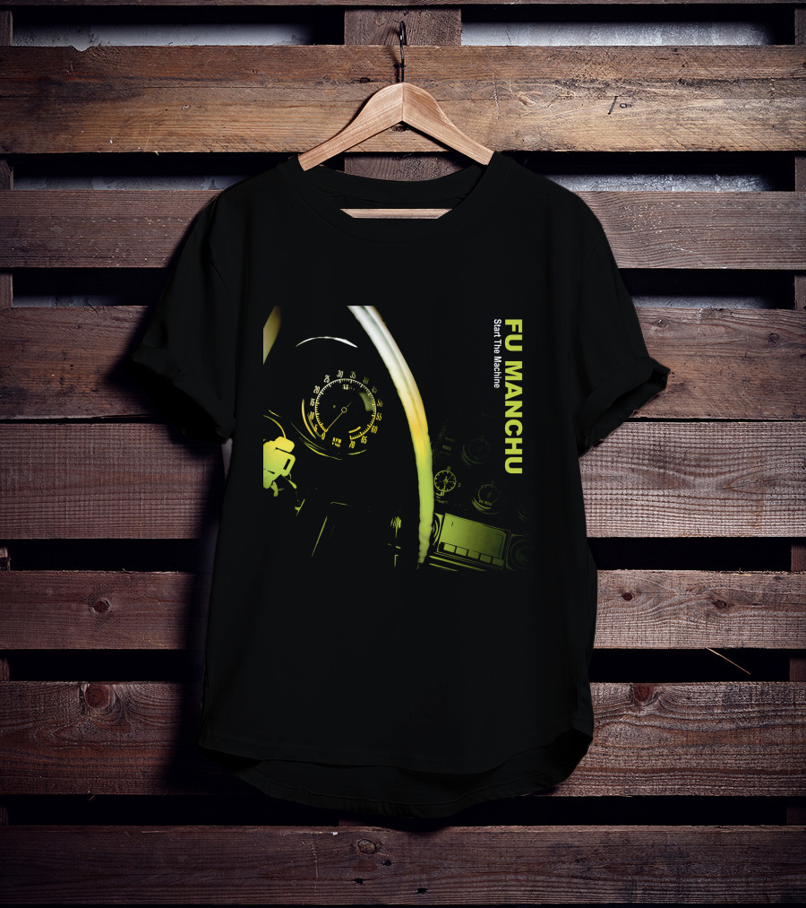 Fu Manchu Start The Machine Fmc-24B Speedometer Dashboard T-Shirt