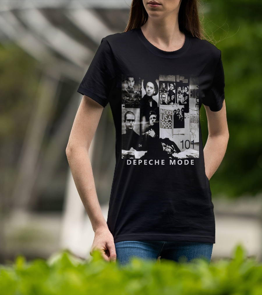 Depeche Mode USA 1988 101 Vintage Collage T-Shirt