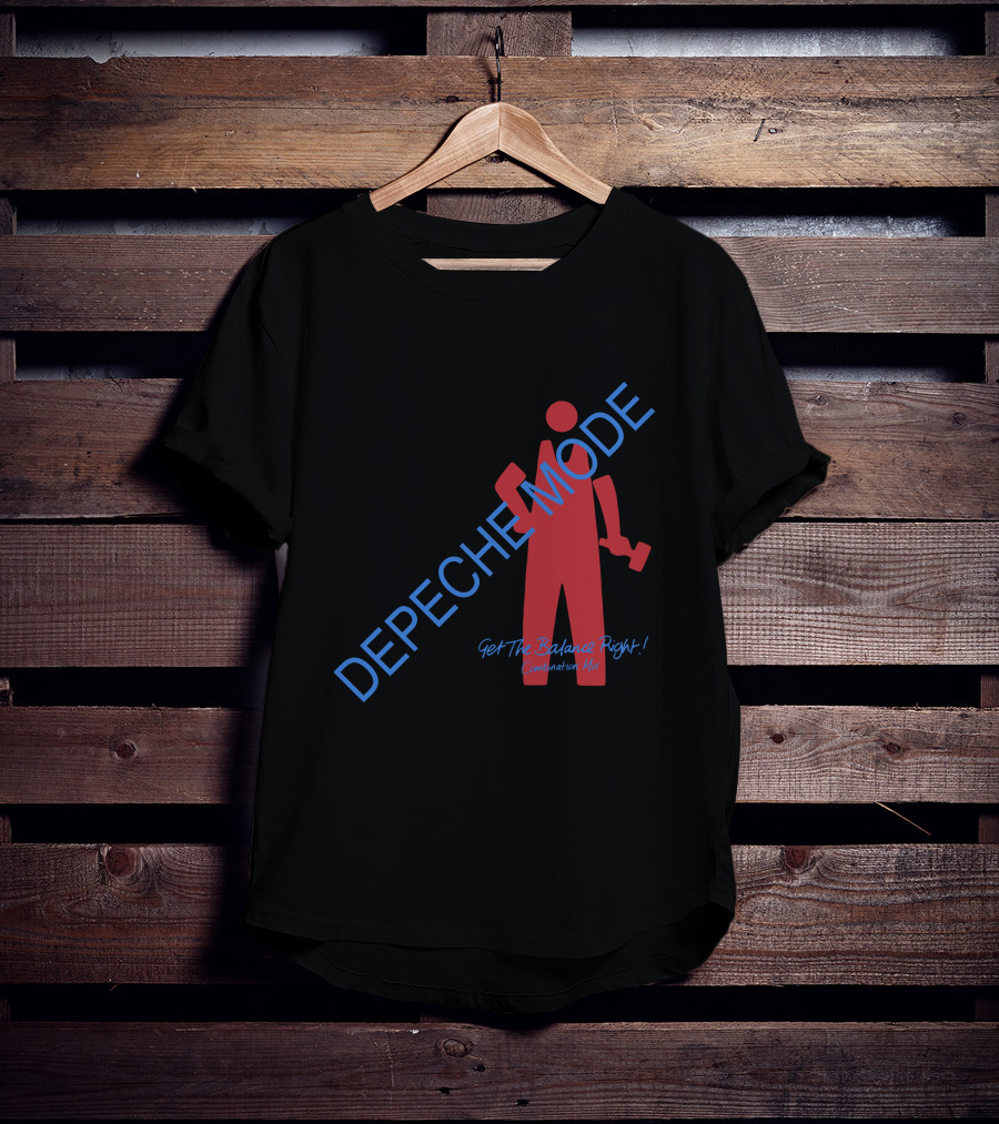 DEPECHE MODE Get The Balance Right Combination Mix Figures T-Shirt