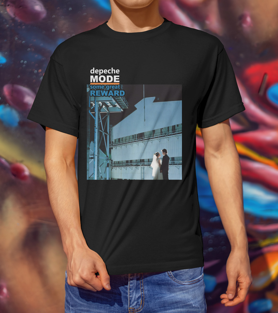 Depeche Mode Some Great Reward Album Cover Night Scene With Bride And Groom T-Shirt