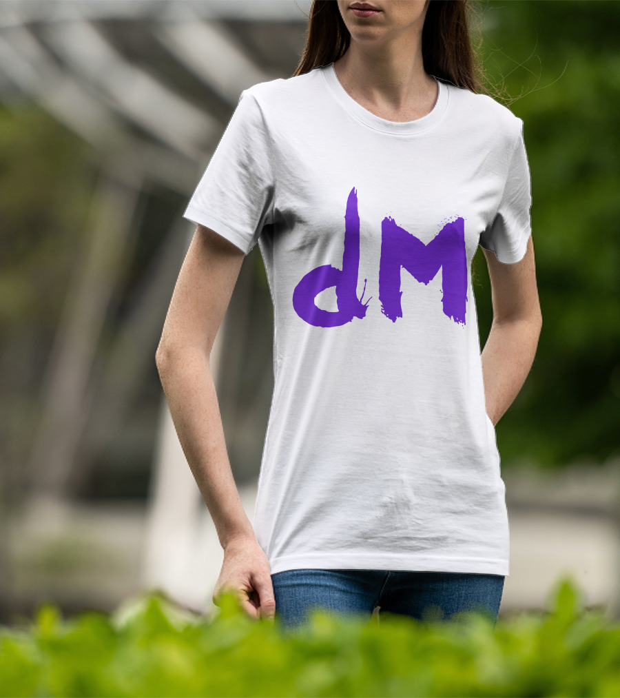 Depeche Mode Dm 5 Purple Brushstroke T-Shirt