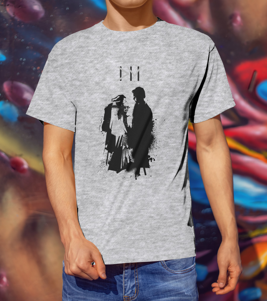 Dpm 44 Shadow Figures Silhouette Artwork T-Shirt