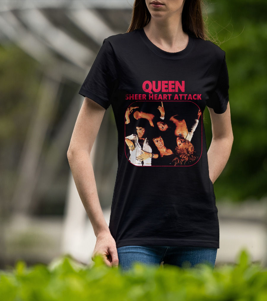 Queen Sheer Heart Attack Album Cover T-Shirt