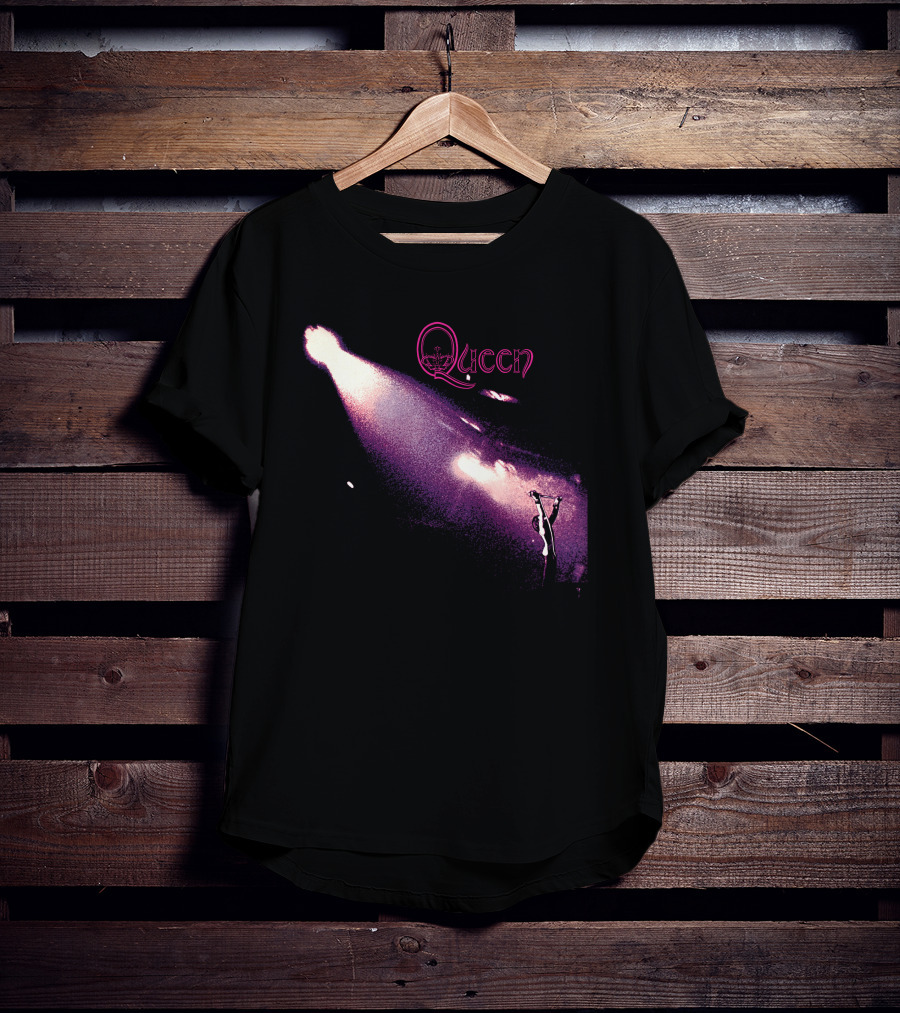 Queen Live Concert Stage Performance Spotlight Vibrant Night Scene T-Shirt