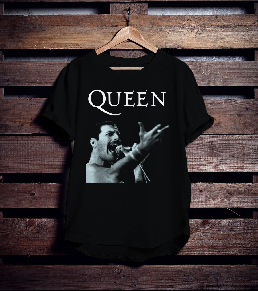 Queen Freddie Mercury Singing Iconic Pose T-Shirt