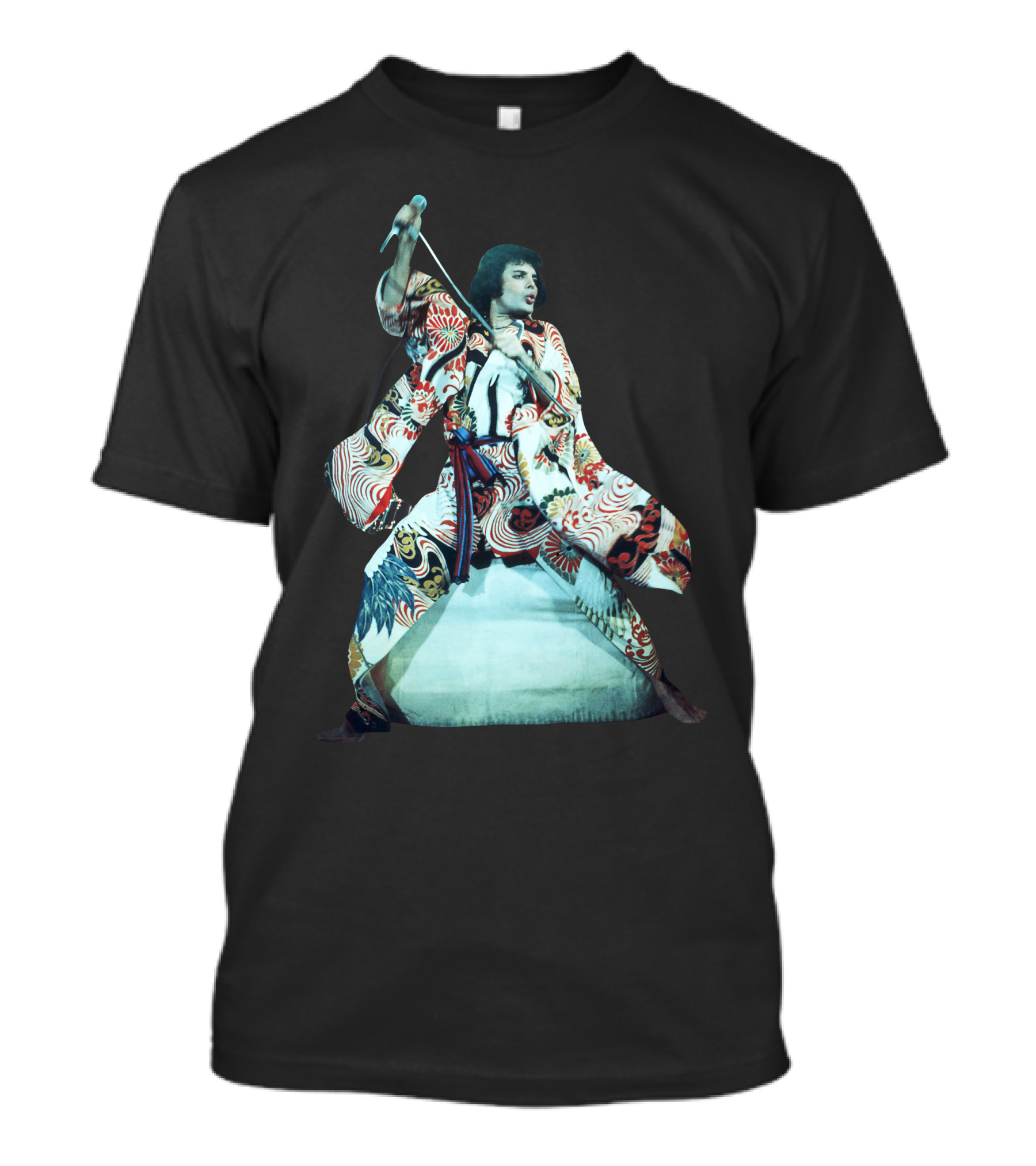 Qun Warrior In Traditional Kimono With Sword T-Shirt