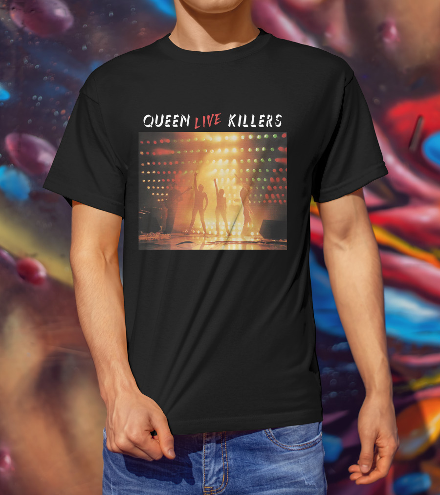 Queen Live Killers Tour Concert Print T-Shirt