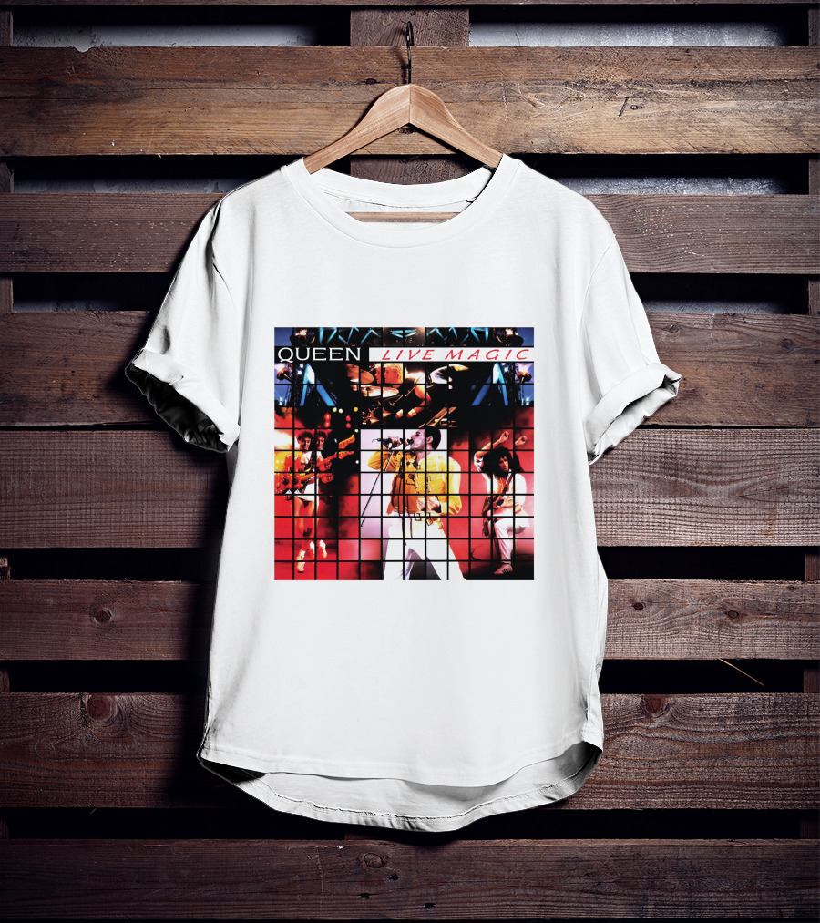 Queen Live Magic Concert Album Artwork Performance 1986 T-Shirt
