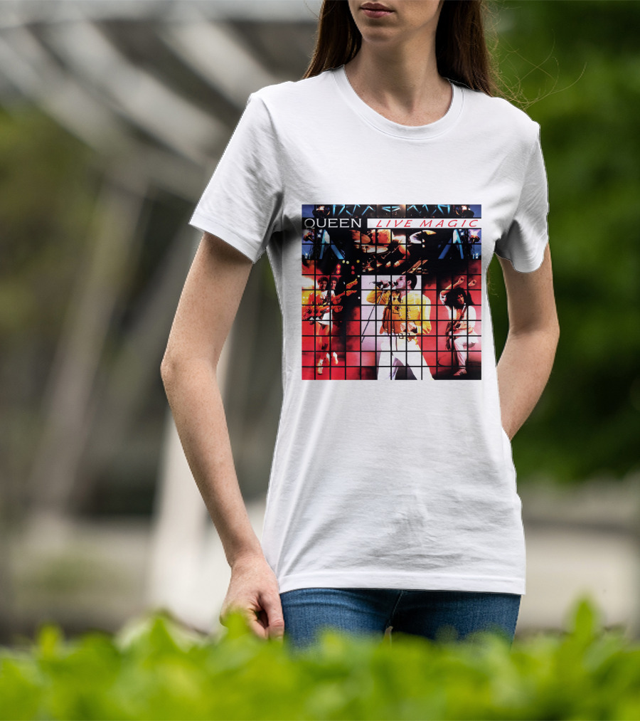 Queen Live Magic Concert Album Artwork Performance 1986 T-Shirt