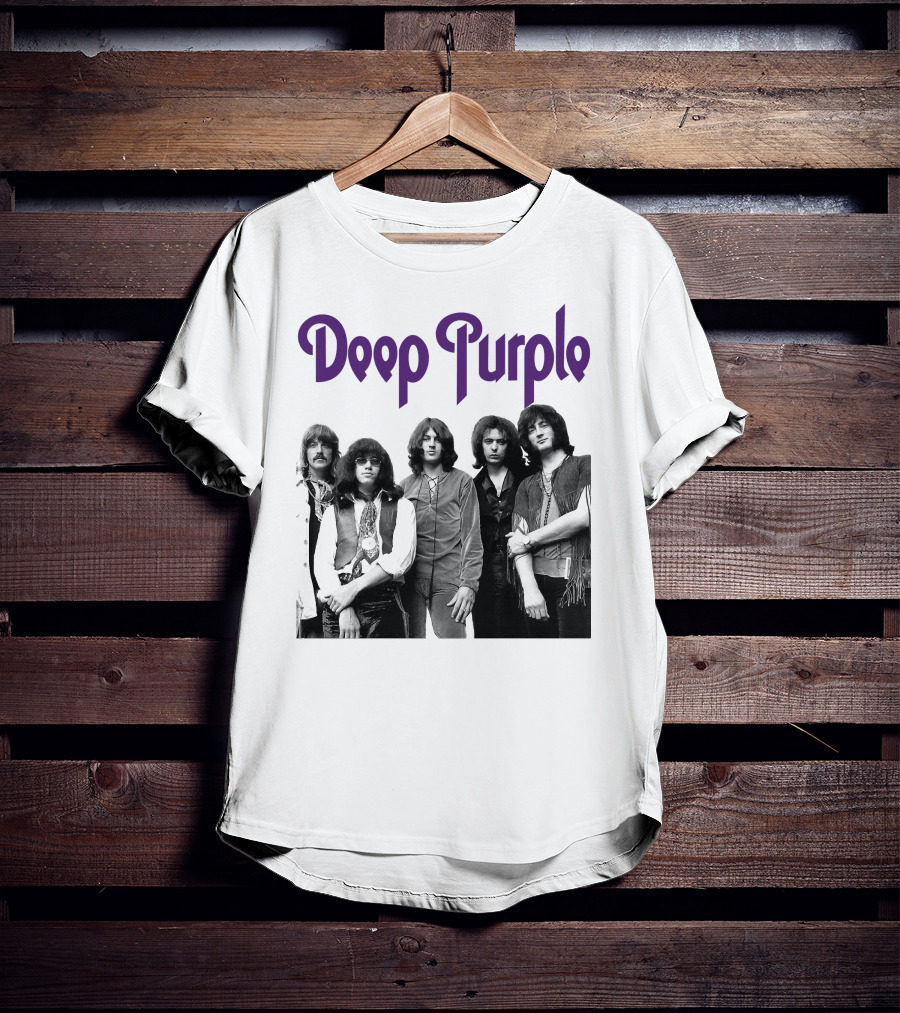 Deep Purple Band Photo Classic Album Era T-Shirt