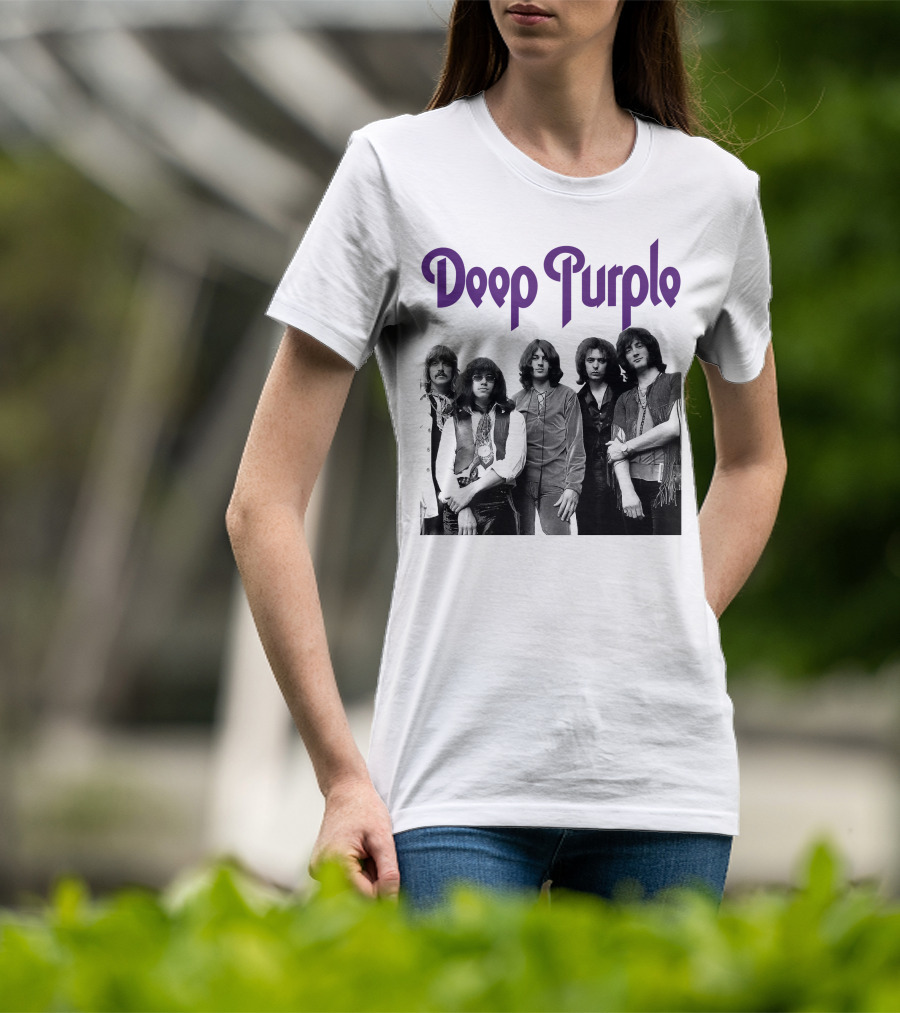 Deep Purple Band Photo Classic Album Era T-Shirt