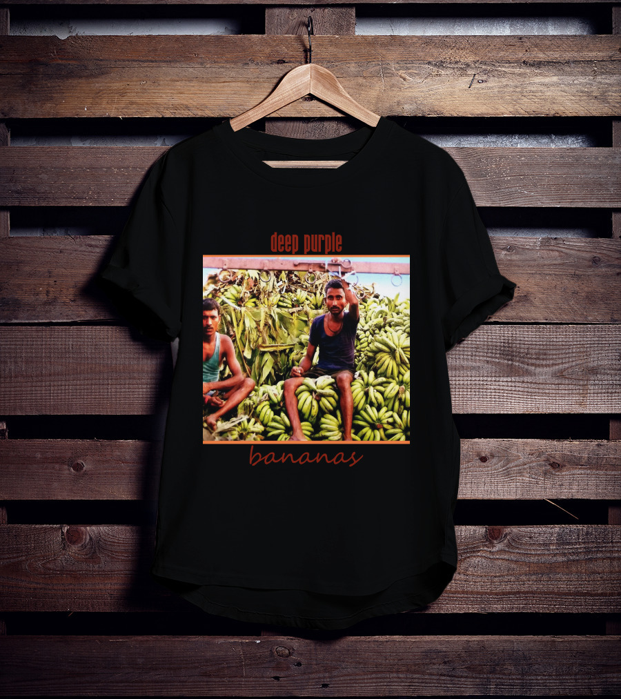 Deep Purple Bananas Album Cover Artwork T-Shirt
