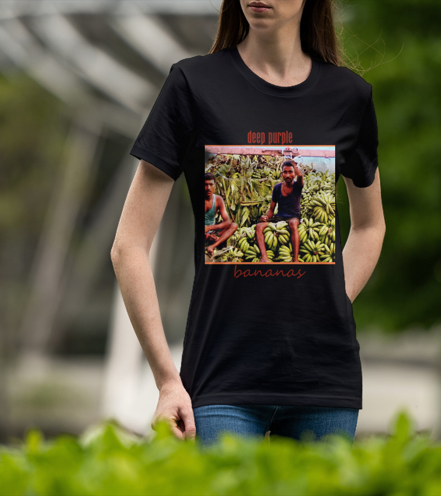 Deep Purple Bananas Album Cover Artwork T-Shirt