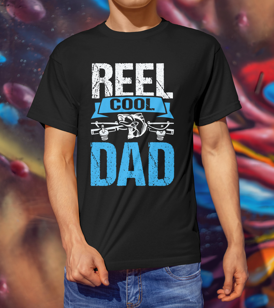 Reel Cool Dad Fishing T-Shirt